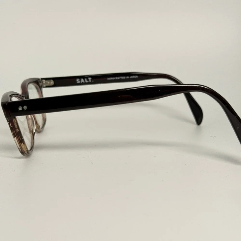 SALT. Tish PD Eyeglasses‎ Frames 48-16-140 Handcrafted in Japan Brown Tortoise
